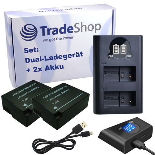 Set doppio caricatore lcd - set:,